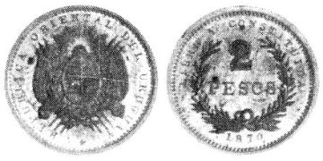 2 Pesos 1870