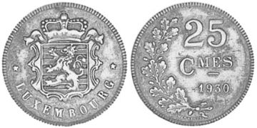 25 Centimes 1930