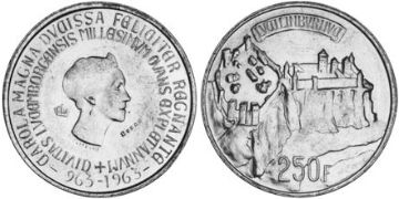250 Francs 1963