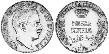 1/2 Rupia 1910-1919