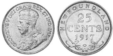 25 Cents 1917-1919