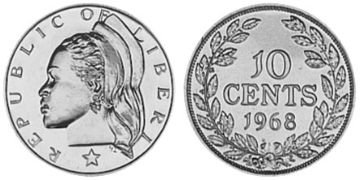 10 Cents 1968-1987