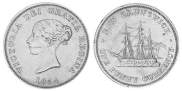 1 Penny Token 1854