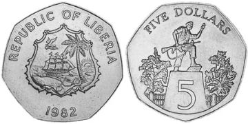5 Dollars 1982-1985