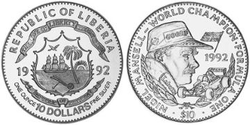10 Dollars 1992