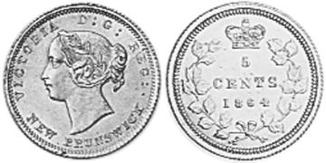 5 Cents 1862-1864