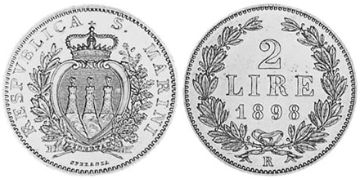 2 Lire 1898-1906