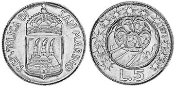 5 Lire 1973