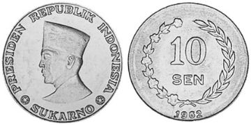 10 Sen 1962