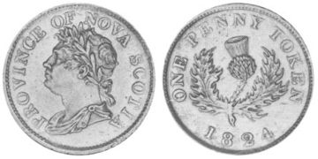 1 Penny Token 1824-1832