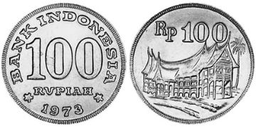 100 Rupiah 1973