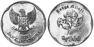 500 Rupiah 1991-1994