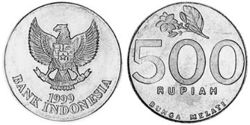 500 Rupiah 1997-2003