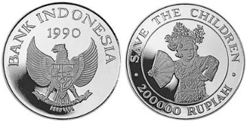 200000 Rupiah 1990