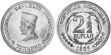 2-1/2 Rupiah 1963