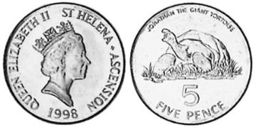 5 Pence 1998-2006