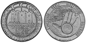 20 Lire 1977