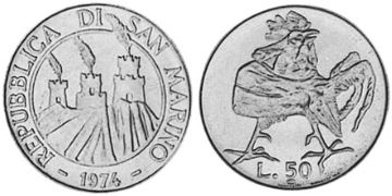 50 Lire 1974