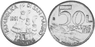 50 Lire 1991