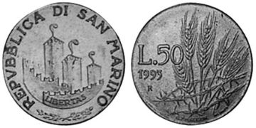 50 Lire 1993