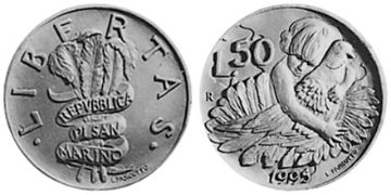 50 Lire 1995