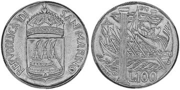 100 Lire 1973