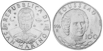 100 Lire 1996