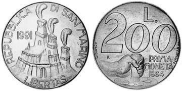 200 Lire 1991