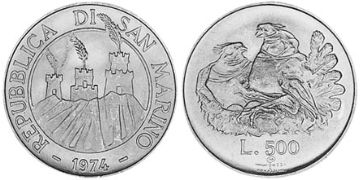 500 Lire 1974