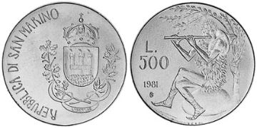 500 Lire 1981