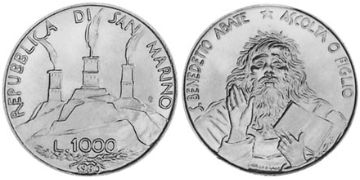 1000 Lire 1980