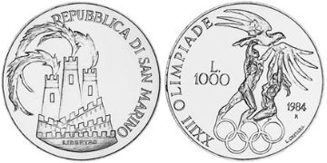 1000 Lire 1984
