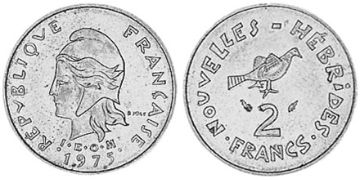2 Francs 1973-1979