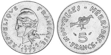 5 Francs 1975-1982