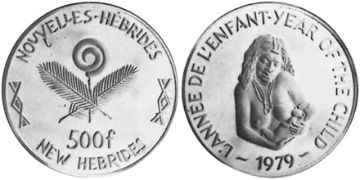 500 Francs 1979