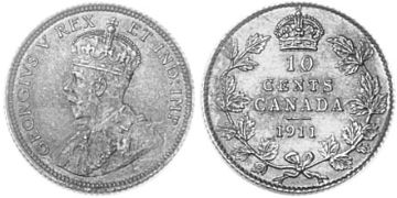 10 Centů 1911