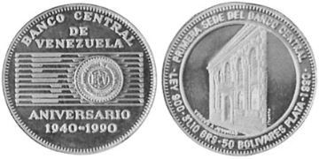 50 Bolívarů 1990