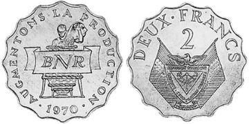 2 Francs 1970
