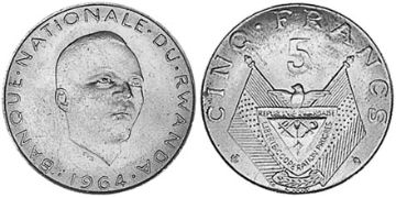 5 Francs 1964-1965