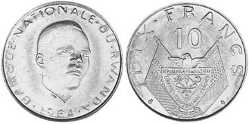 10 Francs 1964