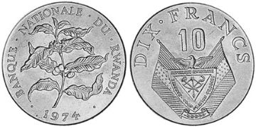 10 Francs 1974