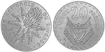 20 Francs 1977