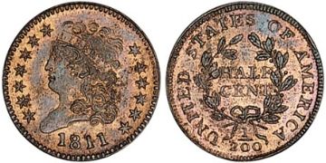 Half Cent 1809-1836