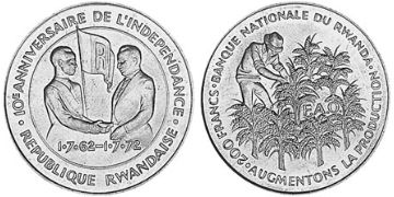 200 Francs 1972