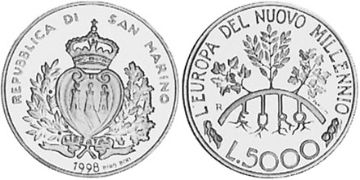 5000 Lire 1998