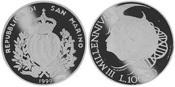 10000 Lire 1999