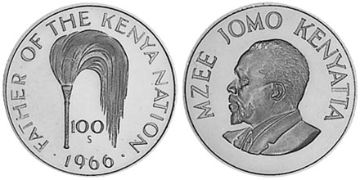 100 Shillings 1966