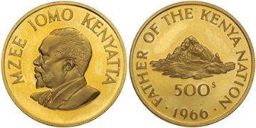 500 Shillings 1966