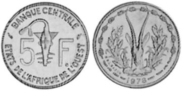5 Francs 1960
