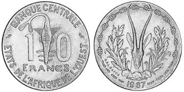 10 Francs 1966-1981
